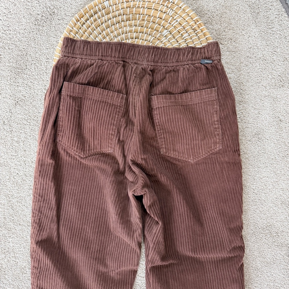 Toad&Co Chocolate Corduroy Straight Leg Pants - Picture 7 of 15